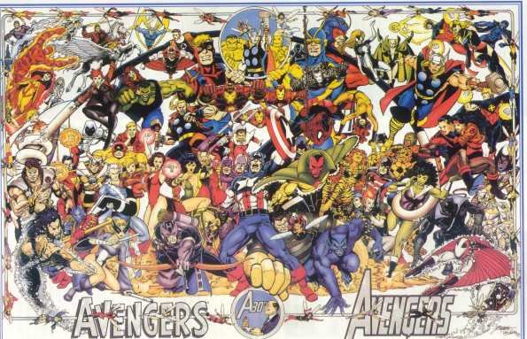 1993 Avengers 30 Th. Anniversary poster, in TOM SMITH 30 year